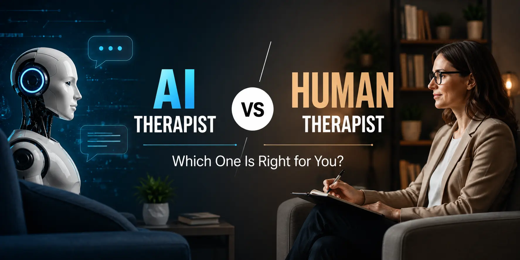 AI Therapist vs Human Therapist: Which One Is Right for You?