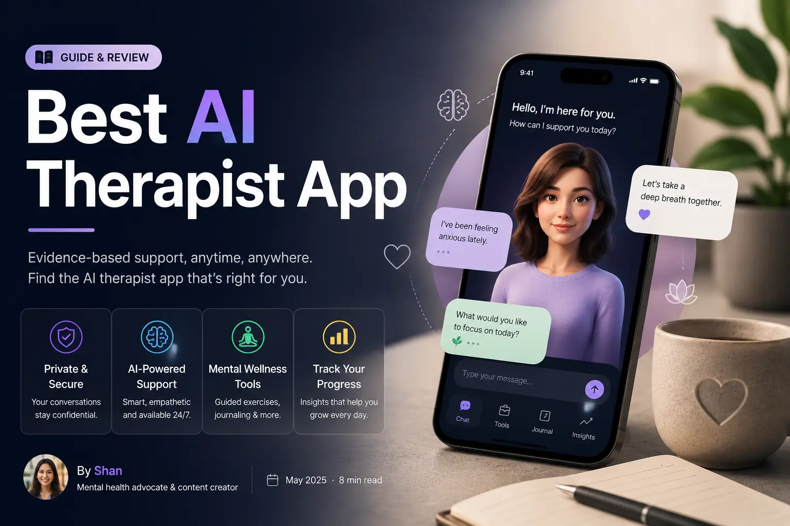 Best AI Therapist App in 2026: Honest Reviews From Someone Who Actually Tried Them